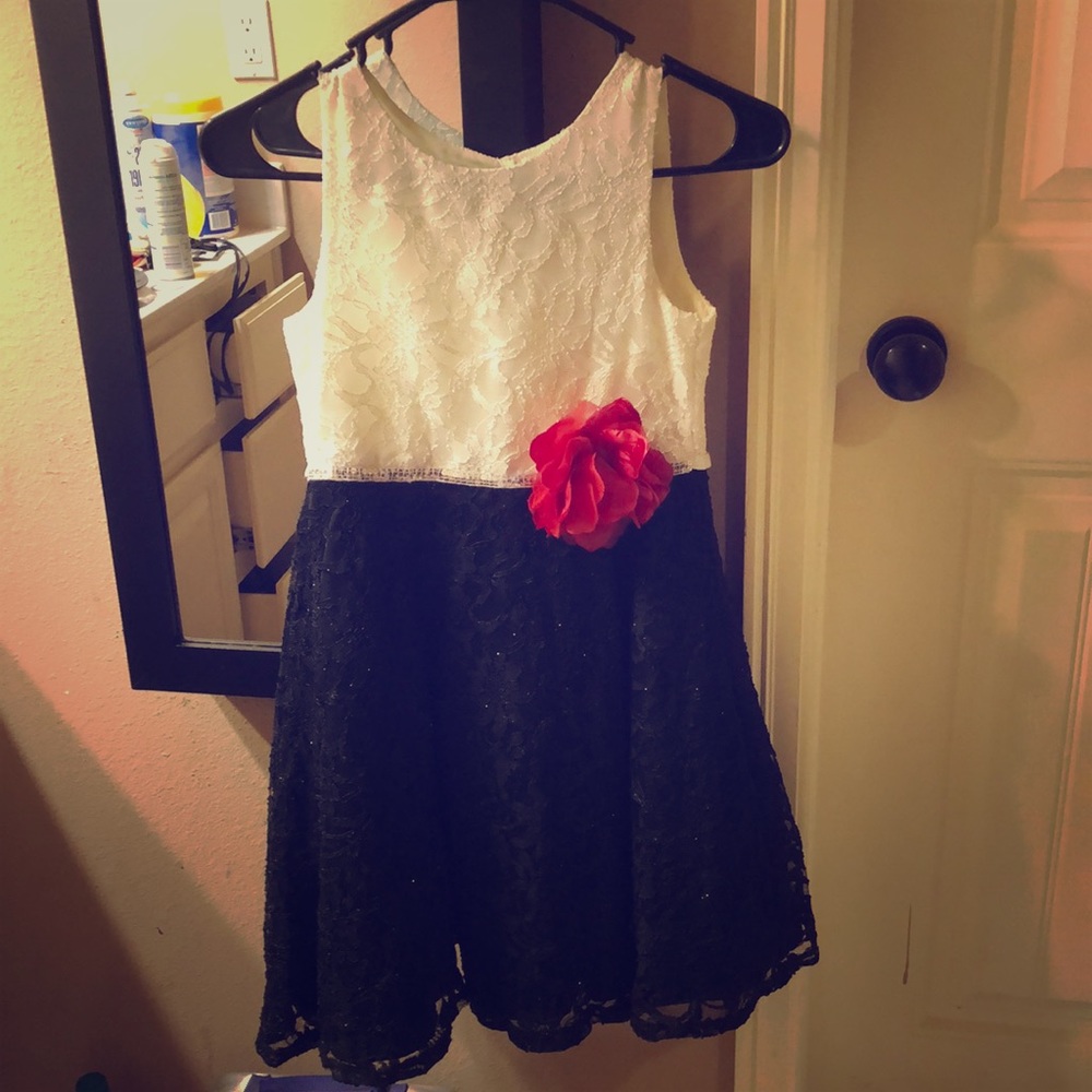 A formal dress perfect for school dances.